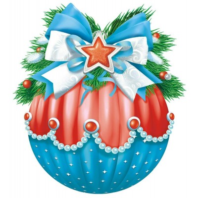 Украшение Шарик 150х150 мм