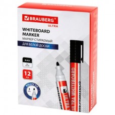 Маркер для белой доски черный стираемый  