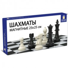 Шахматы   магнитные, ХИТ, классические, доска 25х25 см, Золотая сказка