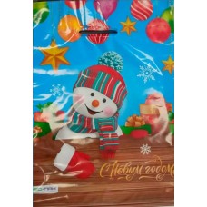 Пакет полиэтиленовый Снеговик  НГ 30х40 (60) с вырубной ручкой