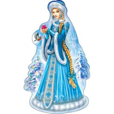 Украшение Снегурочка 130х230 мм