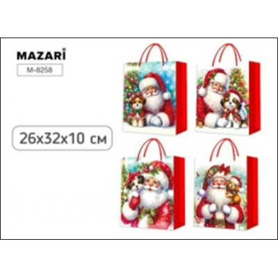 Пакет Бумажный Сказка  НГ 26х32х10 см