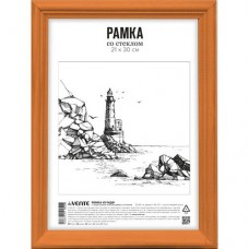 Фоторамка пластиковая 21*30см МДФ, миланский орех, акрил.стекло, профиль N1 deVente