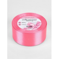 Для творчества Лента атласная №05 40мм*25±1ярд(23м±1м) ярко-розовый Арт Узор