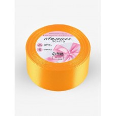 Для творчества Лента атласная №17, 40мм*25±1ярд(23м±1м) оранжевый Арт Узор