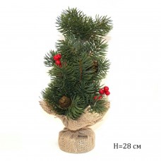Новый год Елка  декоративная ,12*12*28см. Альянс