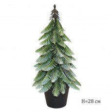 Новый год Елка  декоративная, 14*14*28см. Альянс