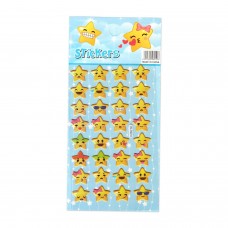 Для творчества Наклейки  объемные ,10*16см. Звездочки Альянс