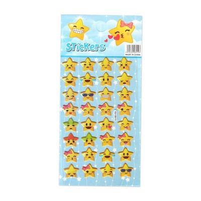 Для творчества Наклейки  объемные ,10*16см. Звездочки Альянс