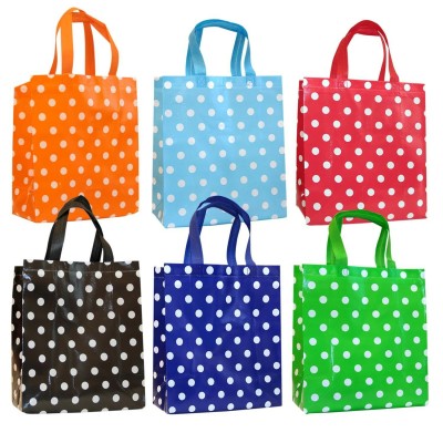 Сумка-шоппер  Горошек 27х29х12 см