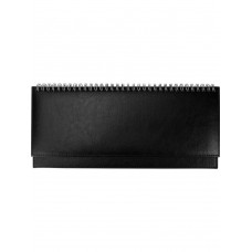 Планинг недатированный  56 л.  EVERYDAY CHRONICLES - BLACK ,гребень,кожзам,черный,300х130мм Проф-Пресс