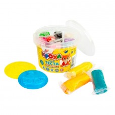 Тесто для лепки 12цв. Кроха (крышки-формочки) Луч