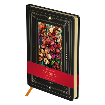 Ежедневник датированный А5 2026г., 176л., твердый переплет, кожзам Greenwich Line