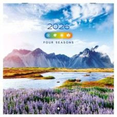  Календарь настенный перекидной 2026г., BRAUBERG, 12 листов, 28,5х28,5 см, 