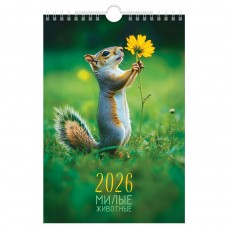 Календарь настенный перекидной на гребне, 170*250 мм 6л. BG 