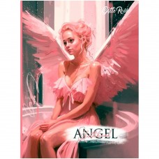 Скетчбук А4 сшивка Gatto Rosso. Angel Sketchbook. Angel in Pink,белая бумага 120/м2, 200*262мм, 64л, 7БЦ, Проф-Пресс