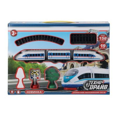  Железная дорога, 156 см, 19 деталей