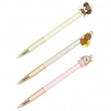 Ручка шариковая дизайн. синяя автоматическая MESHU 