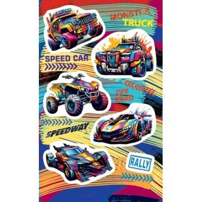 Наклейка Машины 98х159 мм