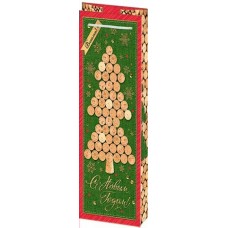 Пакет Бумажный НГ (под бутылку) 140х350х110 мм (В)