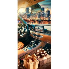 Конверт для денег  С юбилеем! 83х165 мм