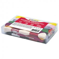 Для творчества Нитки  для вышивания (мулине), набор 25 цветов, 10 м, полиэфир, DEVELIA (Девелиа)