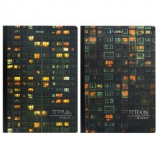 Тетрадь 96 листов клетка сшивка А4 96 л. с корешком, клетка, обложка картон, 