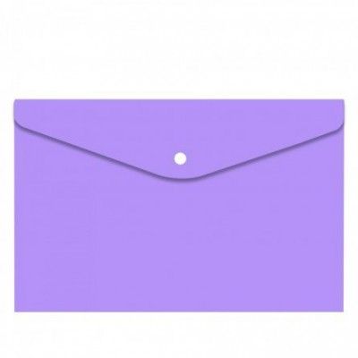 Папка -конверт на кнопке A4, 235х320 мм, 180 мкм, глянец, 