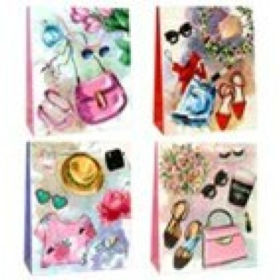 Пакет Бумажный ламинир Женский 260х320х110 мм