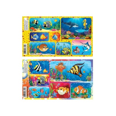 Наклейка Рыбки 110х170 мм