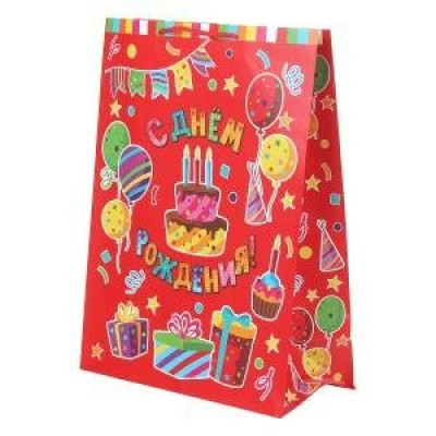 Пакет Чудо праздник/Бумажный 33,5х45х15 см