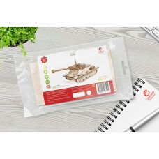 Для творчества Модель сборная Танчик,38 дет.размер готового изделия -150 х 65 х 75 мм. ЛЕММО-ТОЙС