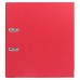 Папка регистратор 75мм А4 , красная,метал.окантовка Darvish