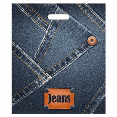 Пакет Полиэтиленовый Джинсы 38х45 (60) с вырубной ручкой