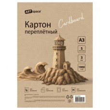 Картон переплетный 5л. А3, 5л., толщина 3мм, в пакете ArtSpace