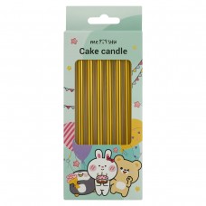 Свечи Золото 11см, 6шт