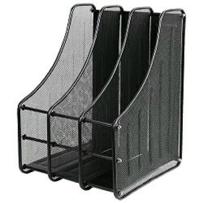 Лоток д/бумаг вертикальный  3 отделения , металлический Darvish