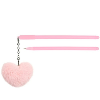 Ручка шариковая синяя подарочная, с брелком 