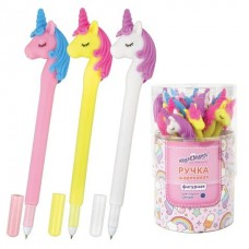 Ручка шариковая синяя фигурная