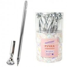 Ручка шариковая синяя фигурная