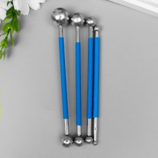 Для творчества Набор  инструментов для придания формы фоамирану, 4 ш.т 14х7 см. Импорт