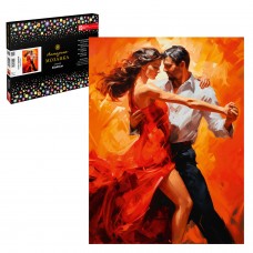 Для творчества Алмазная мозаика  с частичной выкладкой,ТАНГО ВДВОЁМ, 30*40 см, 6 цветов страз, Феникс