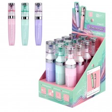 Маркер текстовыделитель  ПАСТЕЛЬ,на водной основе, цвета ассорти-  бирюзовый, розовый, сиреневый, Феникс