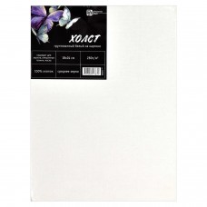 Холст на картоне 18*24см художественный,белый, БАБОЧКИ,для акрила, масла, смешанных техник, место для персонализации,,хлопок 100%,среднее зерно Феникс