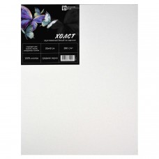 Холст на картоне 30*40см художественный, белый, БАБОЧКИ,грунтованный, для акрила, масла, смешанных техник, место для персонализации, хлопок 100%,среднее зерно Феникс