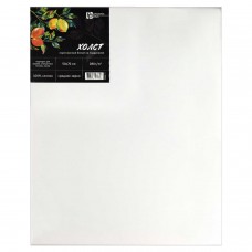 Холст на подрамнике 50*70см художественный, из сосны, белый, ЛИМОН,грунтованный, для акрила, масла, смешанных техник, с распорными клиньями, хлопок 100%,среднее зерно Феникс