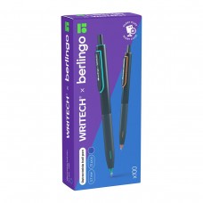 Ручка шариковая синяя автоматическая