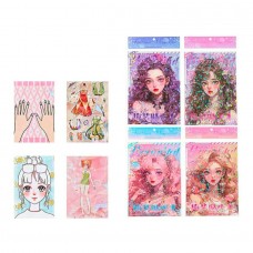 Для творчества Альбом   НАРЯДИ КУКЛУ+МАНИКЮР, 17.5*24.5 см,12 листов с контурами, 5 листов с наклейками, Mazari