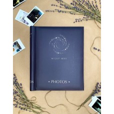 Фотоальбом  10 магнитных листов,  23х28 см,внутр. спираль milky way Млечный путь Полином