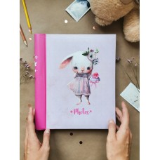 Фотоальбом  20 магнитных листов,  23х28 см,внутр. спираль mice and bunny Кролик Полином